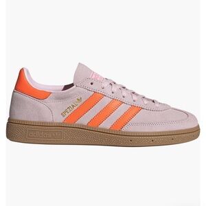 Adidas Handball Spezial Sneakers in Clear Pink/ Solar Orange/ Gum size 6 1/2